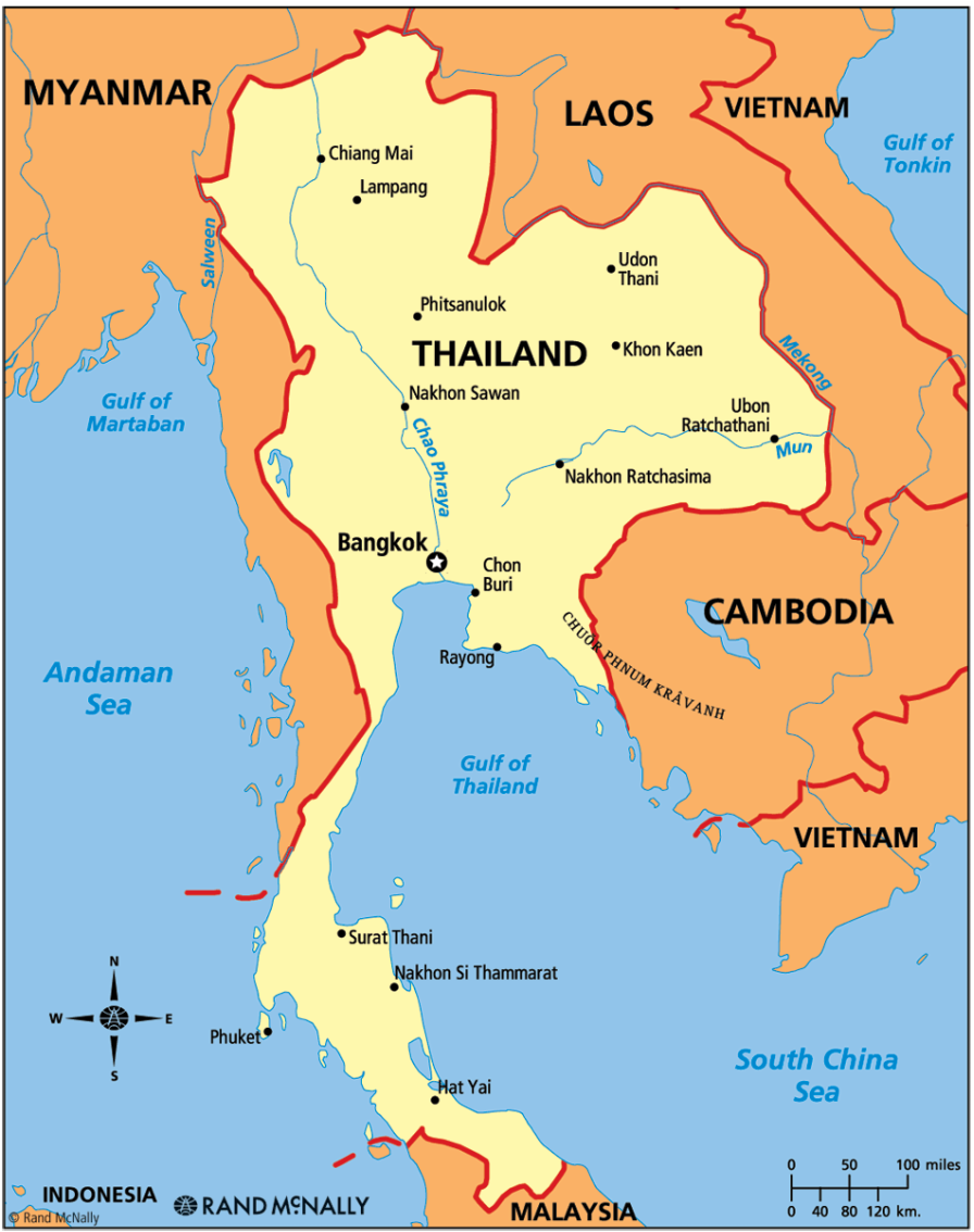 map-thailand